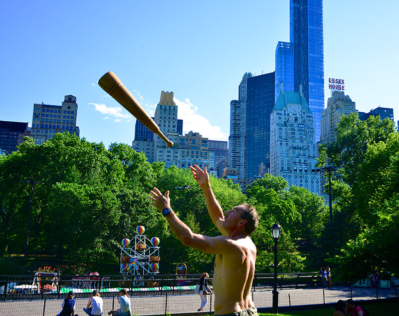 Ron Jones Central Park airborne Meel